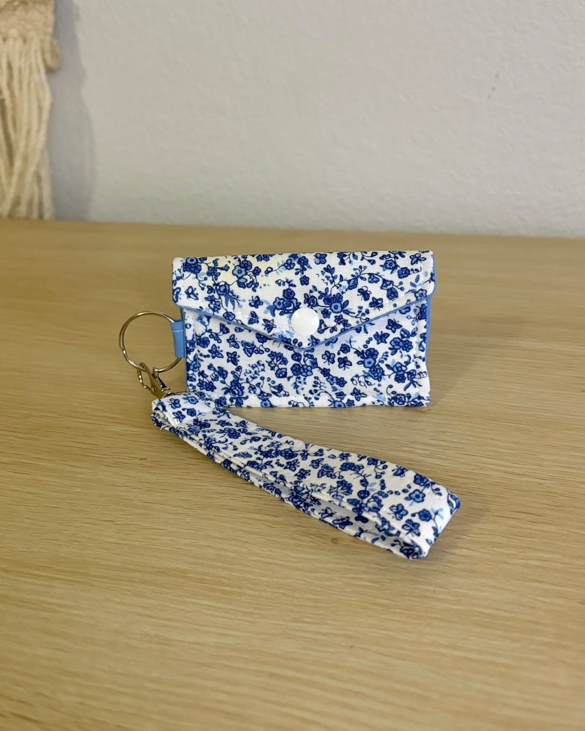 Fabric Keychain Wristlet Set - Handmade Key Fob Holder Accessories