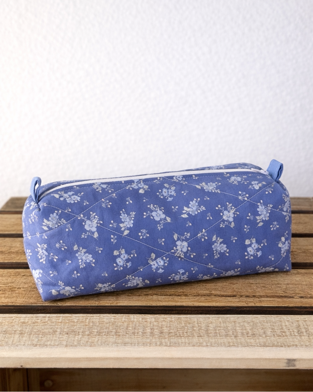 Quilted Pencil Pouch | Makeup Travel Pouch