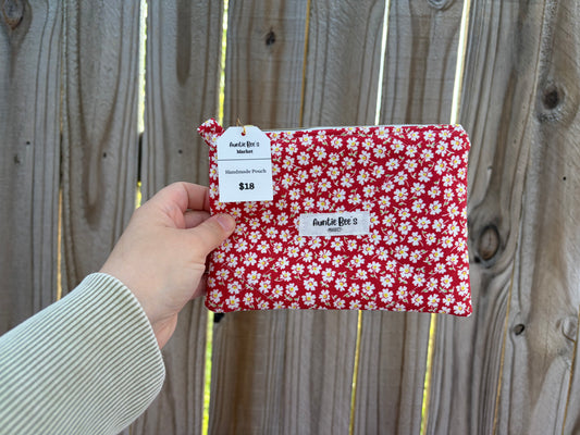 Handmade Quilted Zipper Pouch