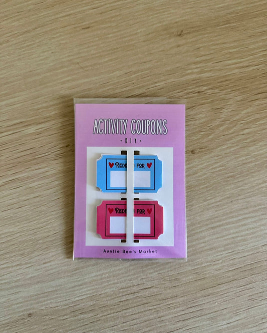Activity Coupons- DIY Love Vouchers