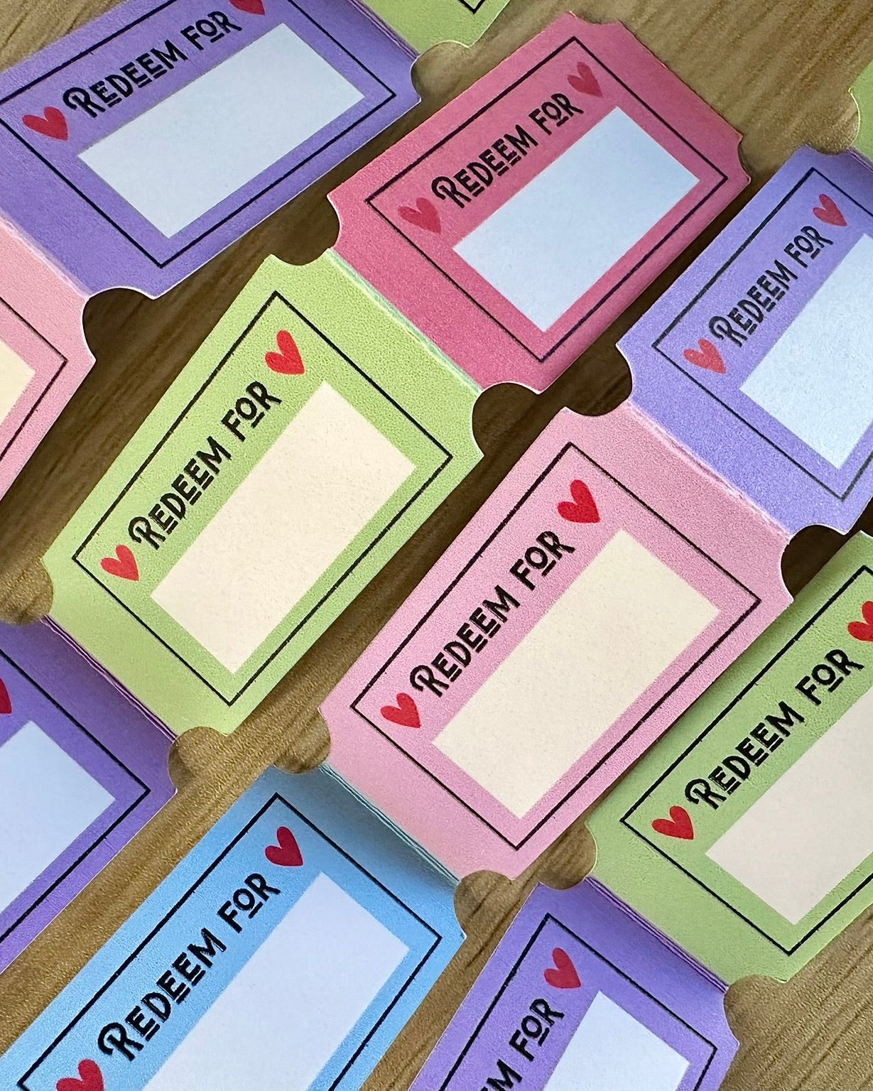 Activity Coupons- DIY Love Vouchers