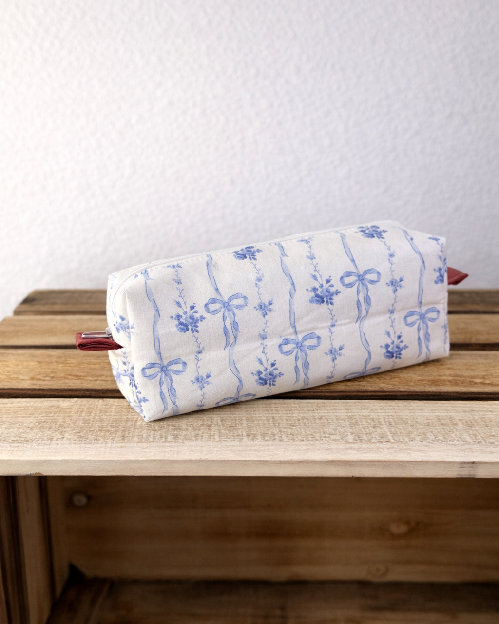 Quilted Pencil Pouch | Makeup Travel Pouch