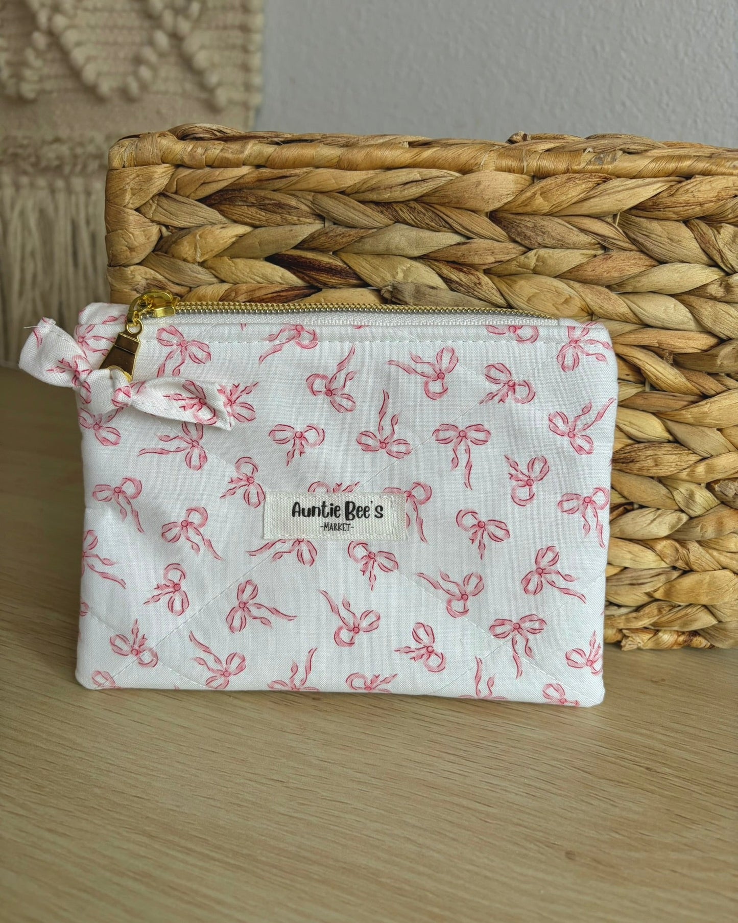 Handmade Quilted Zipper Pouch