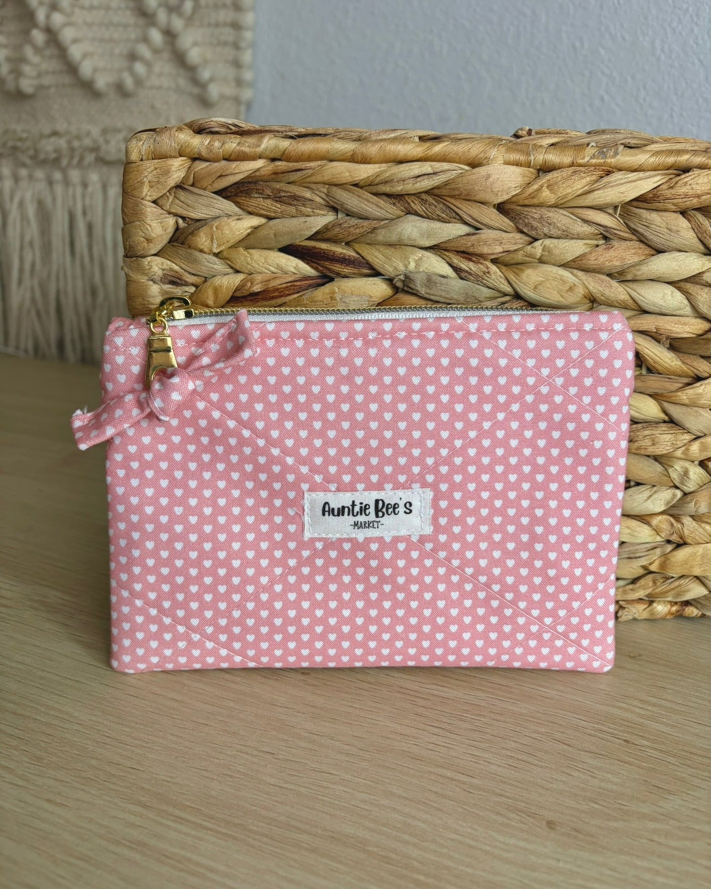 Handmade Quilted Zipper Pouch