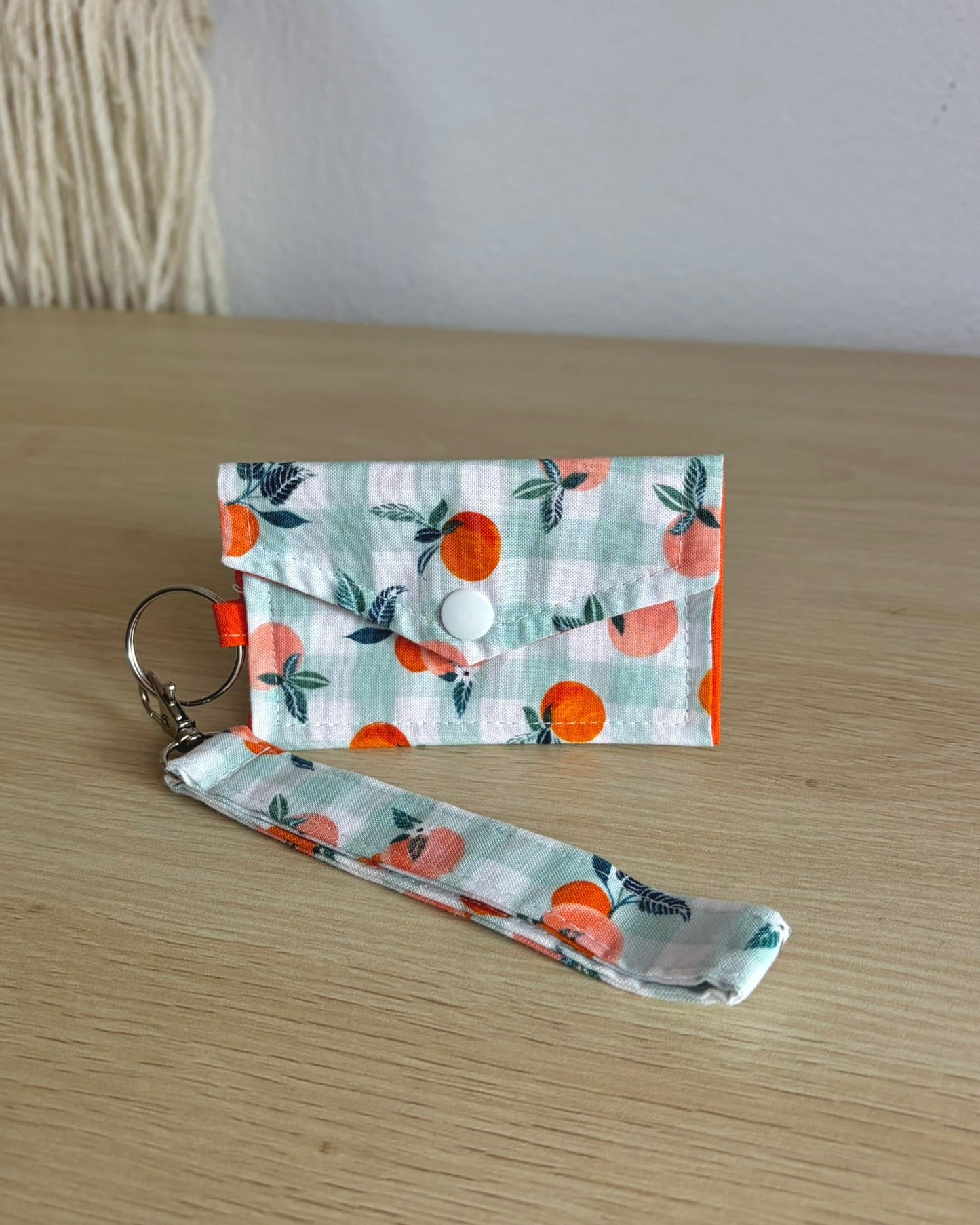 Fabric Keychain Wristlet Set - Handmade Key Fob Holder Accessories