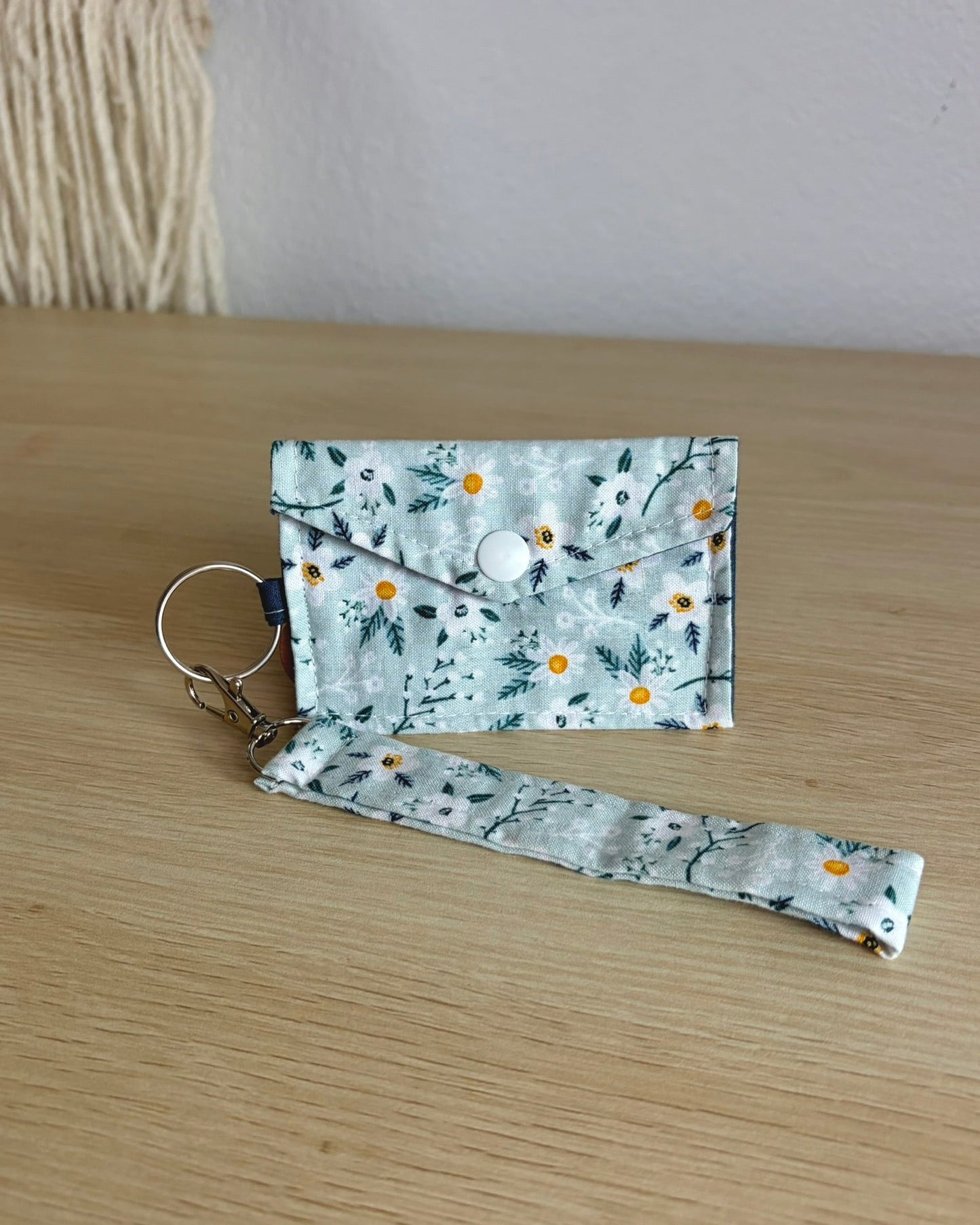 Fabric Keychain Wristlet Set - Handmade Key Fob Holder Accessories