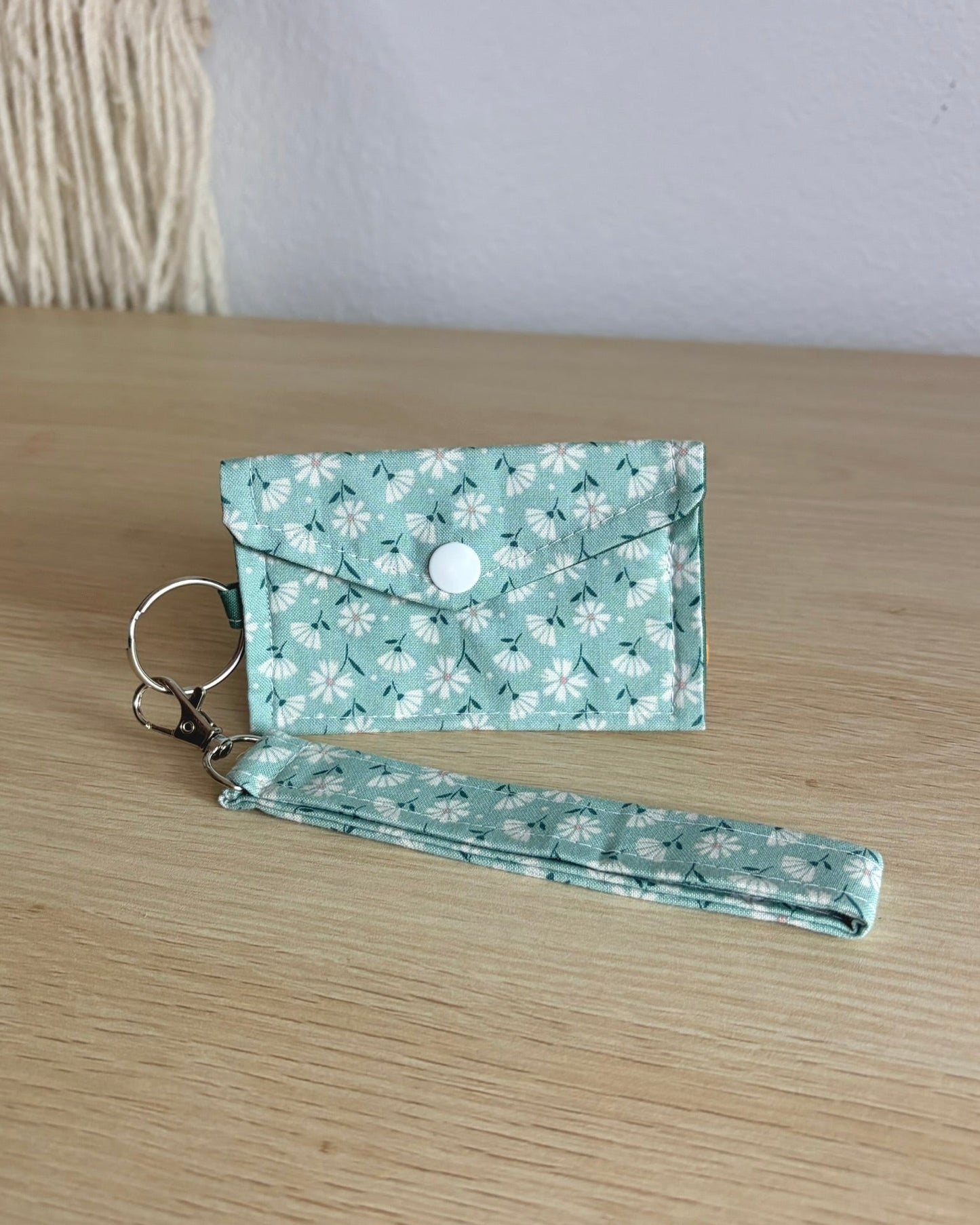Fabric Keychain Wristlet Set - Handmade Key Fob Holder Accessories