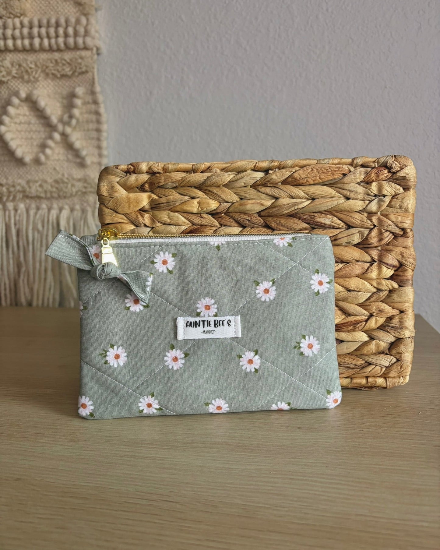 Handmade Quilted Zipper Pouch