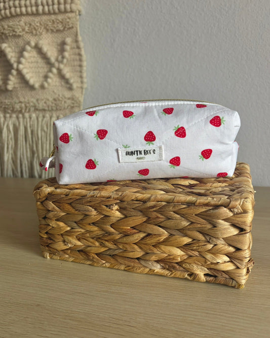 Cherry Pencil Pouch | Makeup Brush Pouch