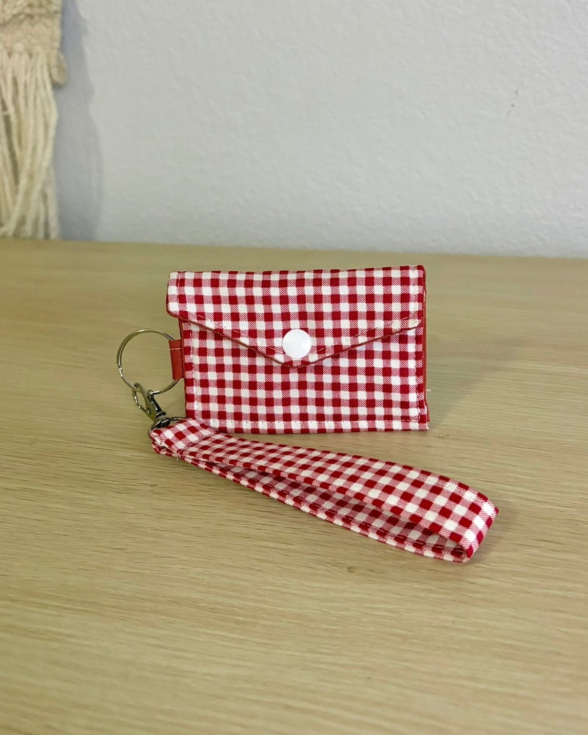 Fabric Keychain Wristlet Set - Handmade Key Fob Holder Accessories