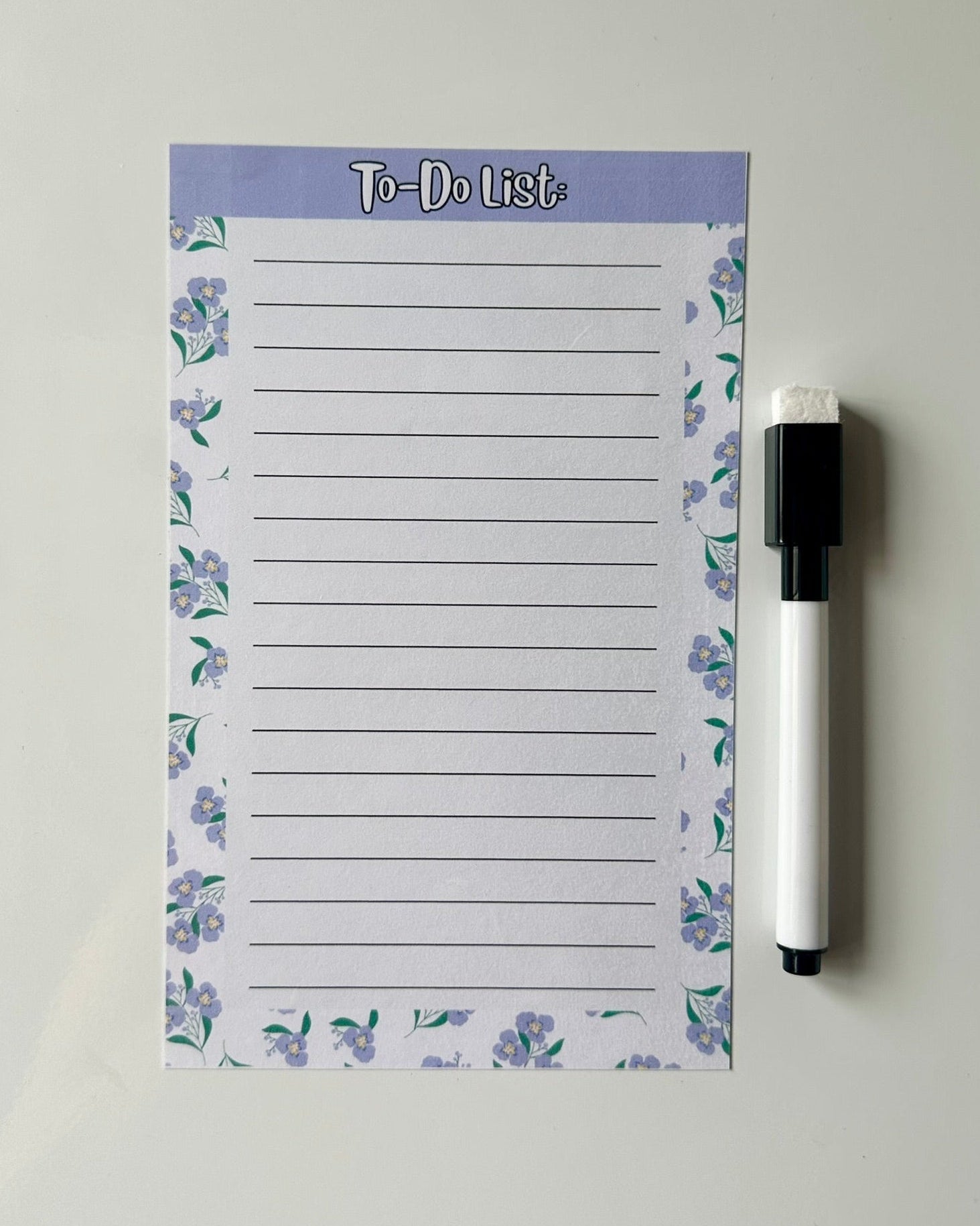 Magnetic To-Do List Notepads | Floral Fridge Planner