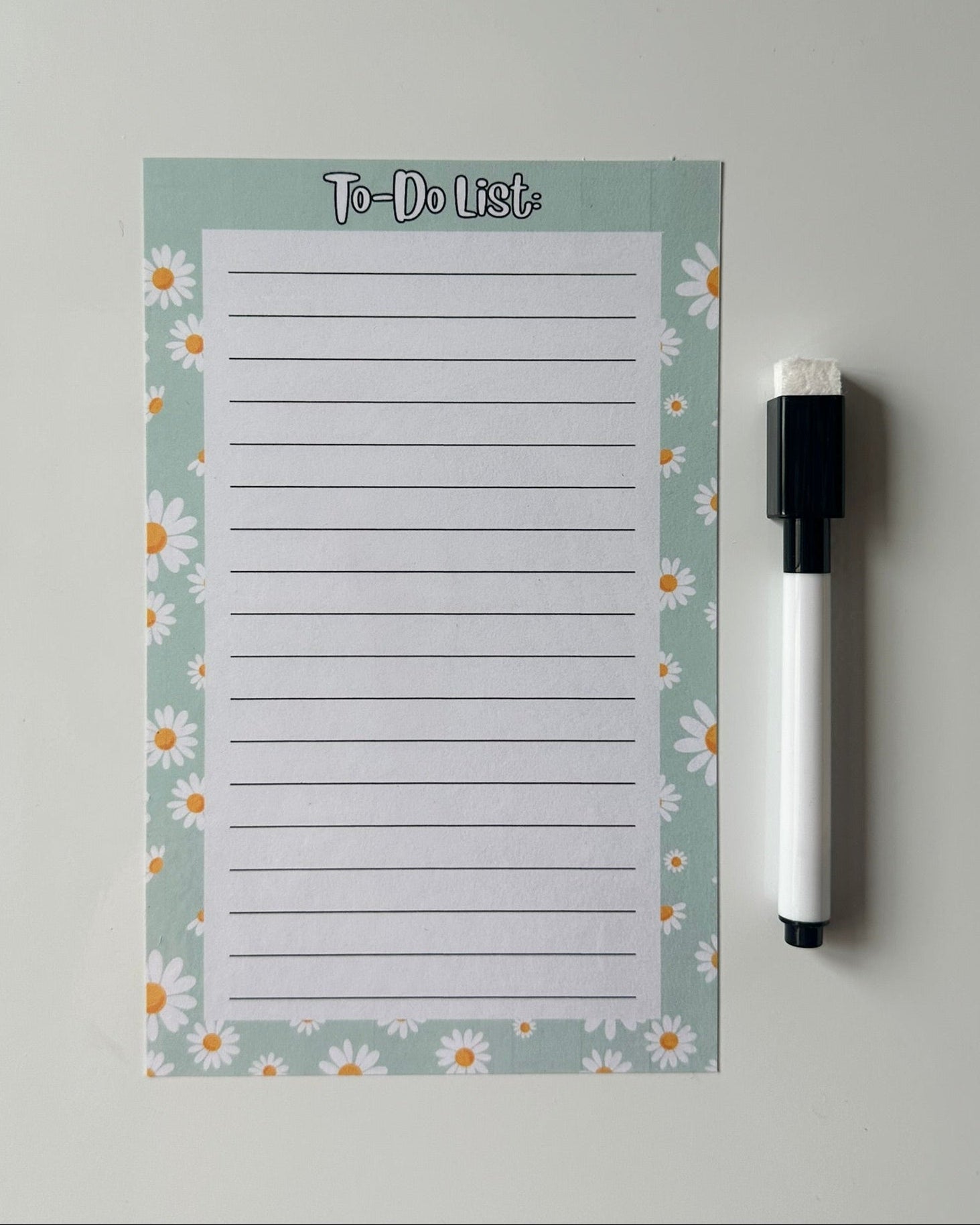 Magnetic To-Do List Notepads | Floral Fridge Planner