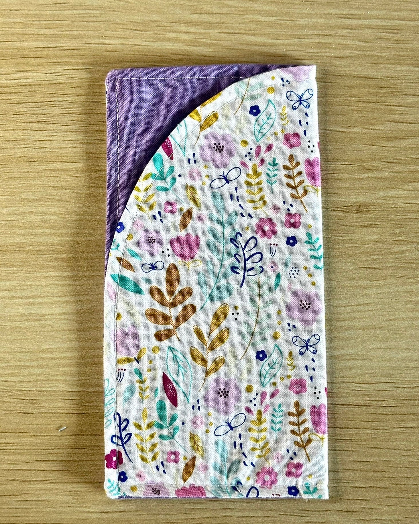 Handmade Sunglasses Case- Soft Cotton Eyeglass Pouch