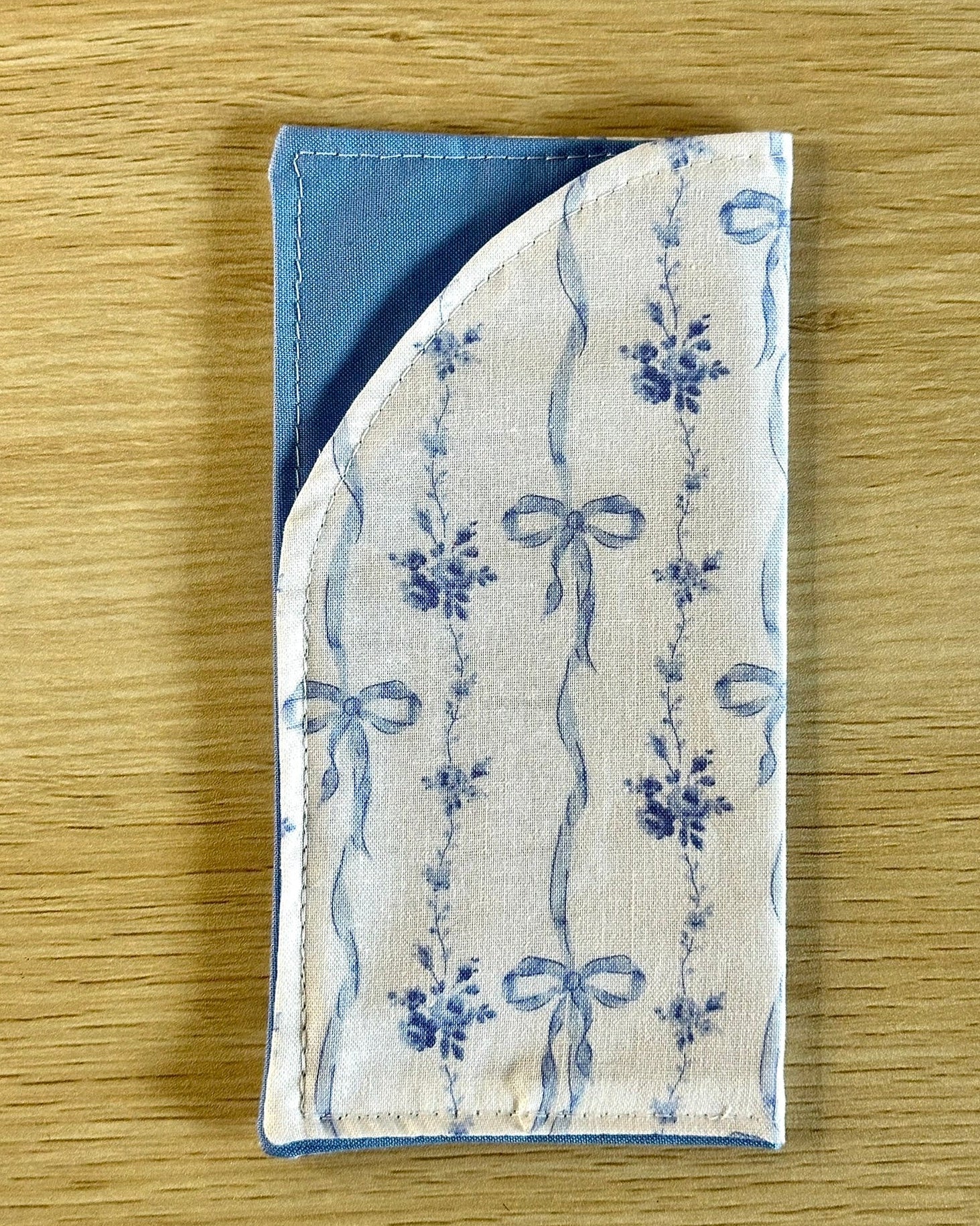 Handmade Sunglasses Case- Soft Cotton Eyeglass Pouch