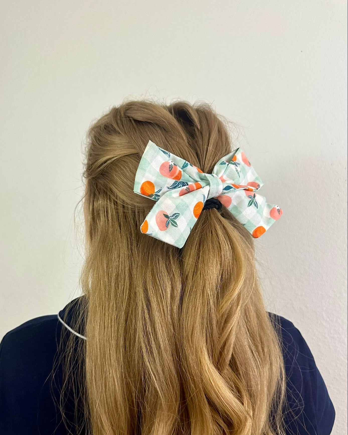 Fabric Hair Bows- French Barrette