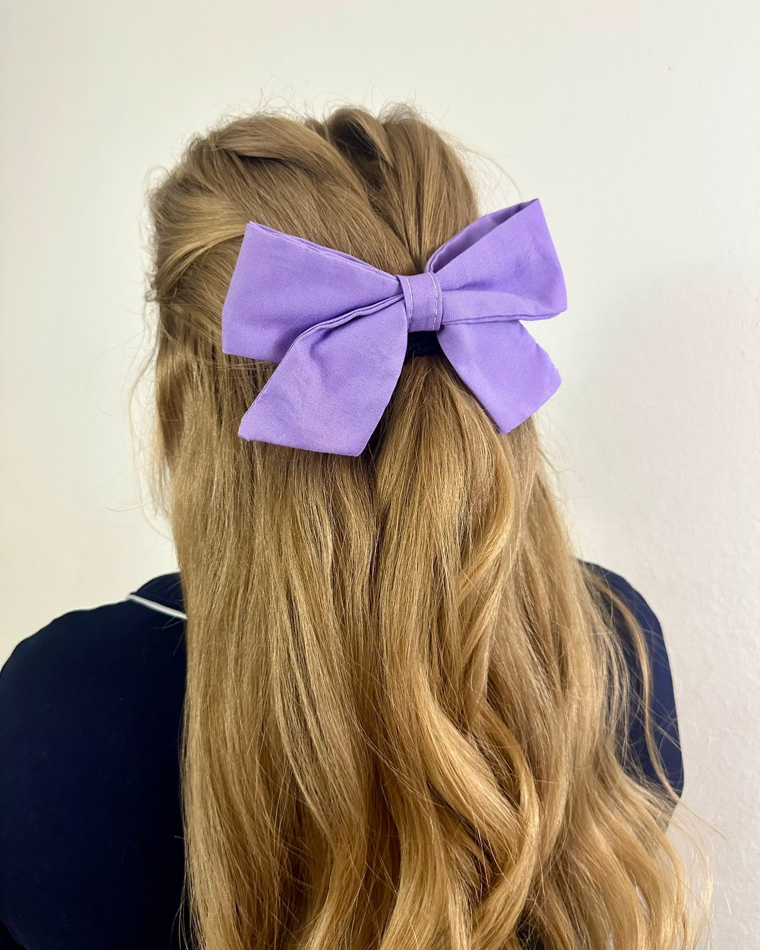 Fabric Hair Bows- French Barrette