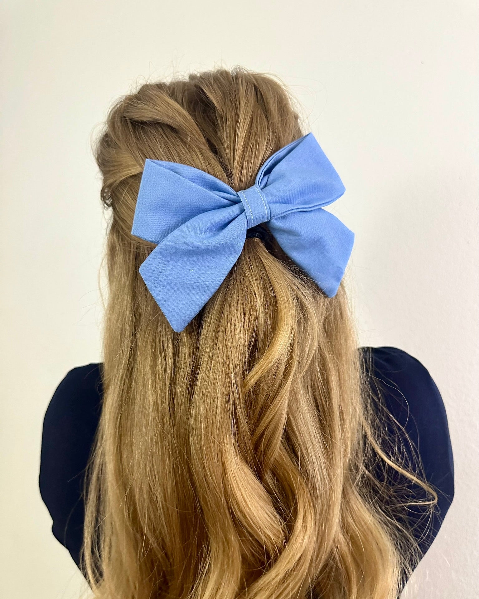 Fabric Hair Bows- French Barrette