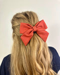 Fabric Hair Bows- French Barrette
