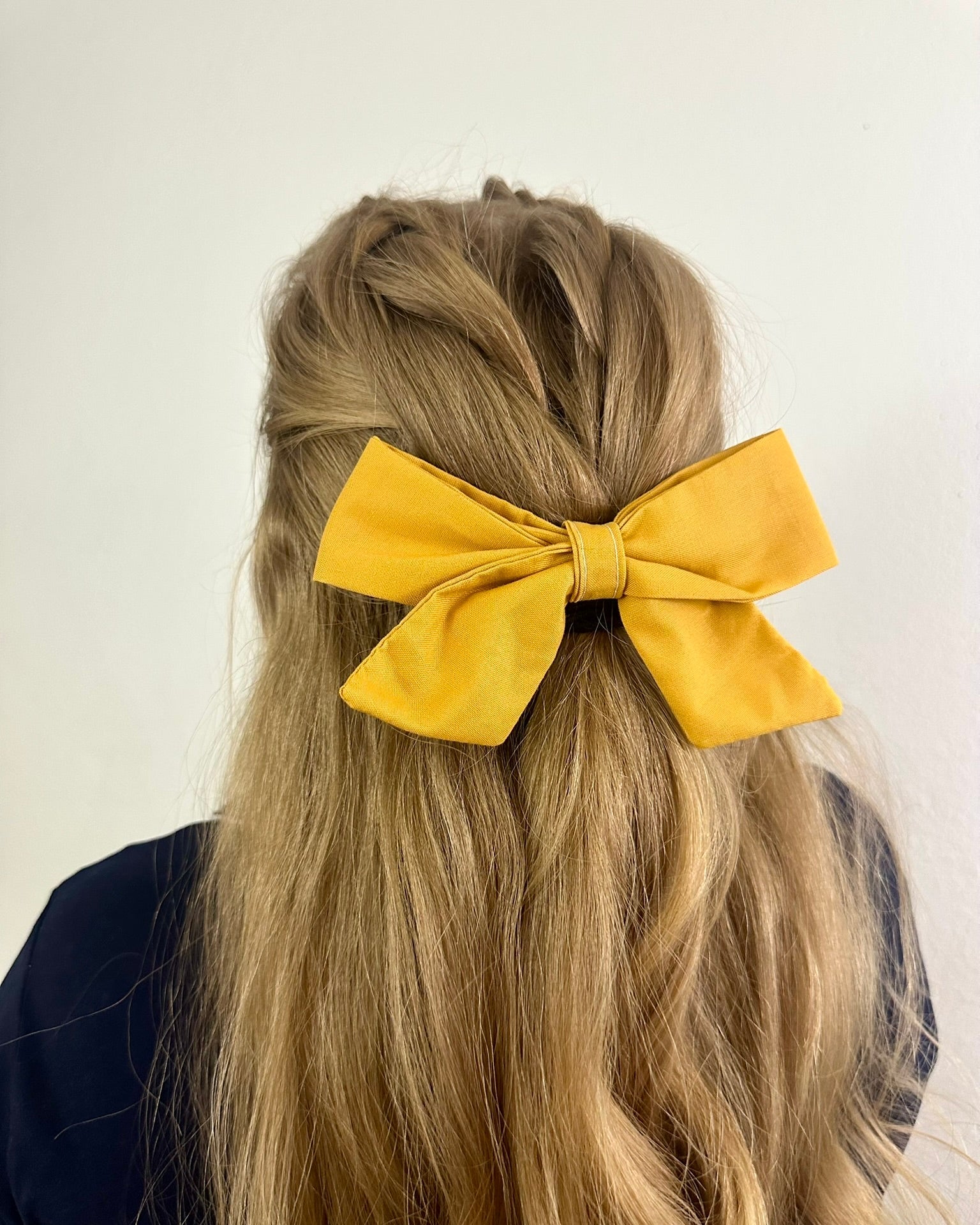 Fabric Hair Bows- French Barrette