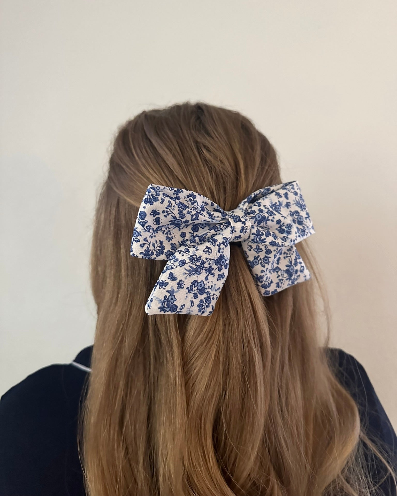 Fabric Hair Bows- French Barrette