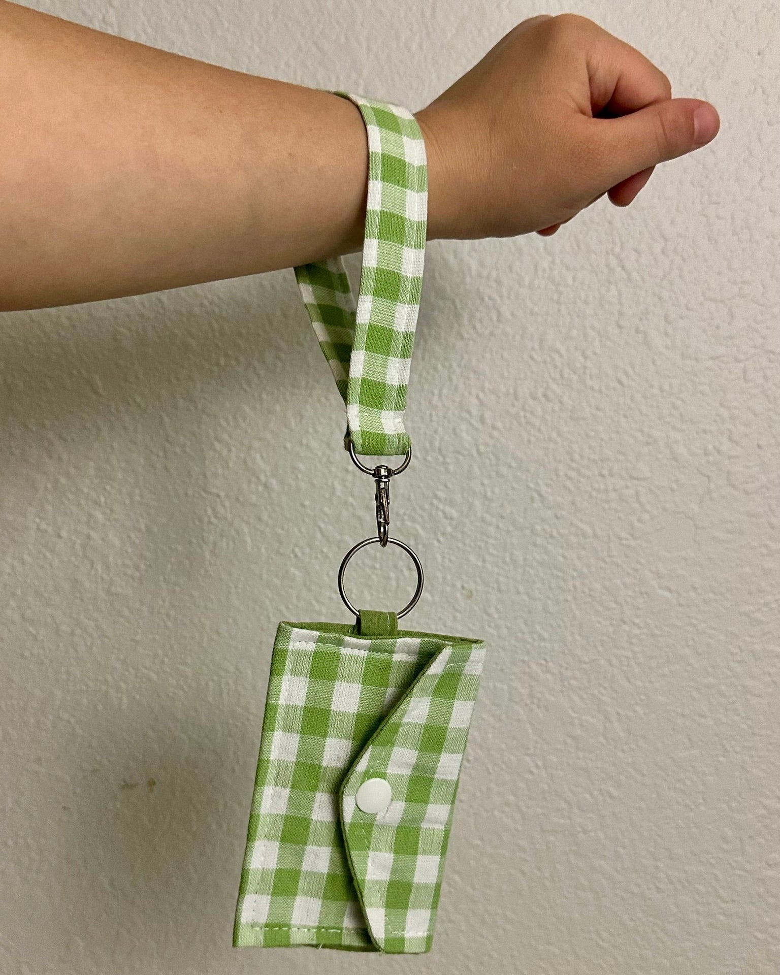 Fabric Keychain Wristlet Set - Handmade Key Fob Holder Accessories