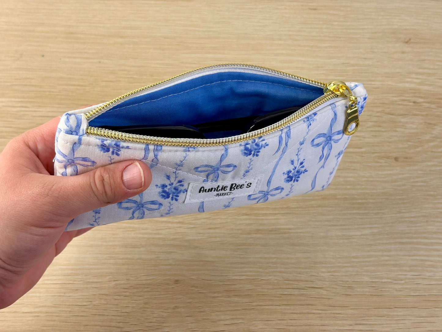 Quilted Sunglass Case with Microfiber Cloth